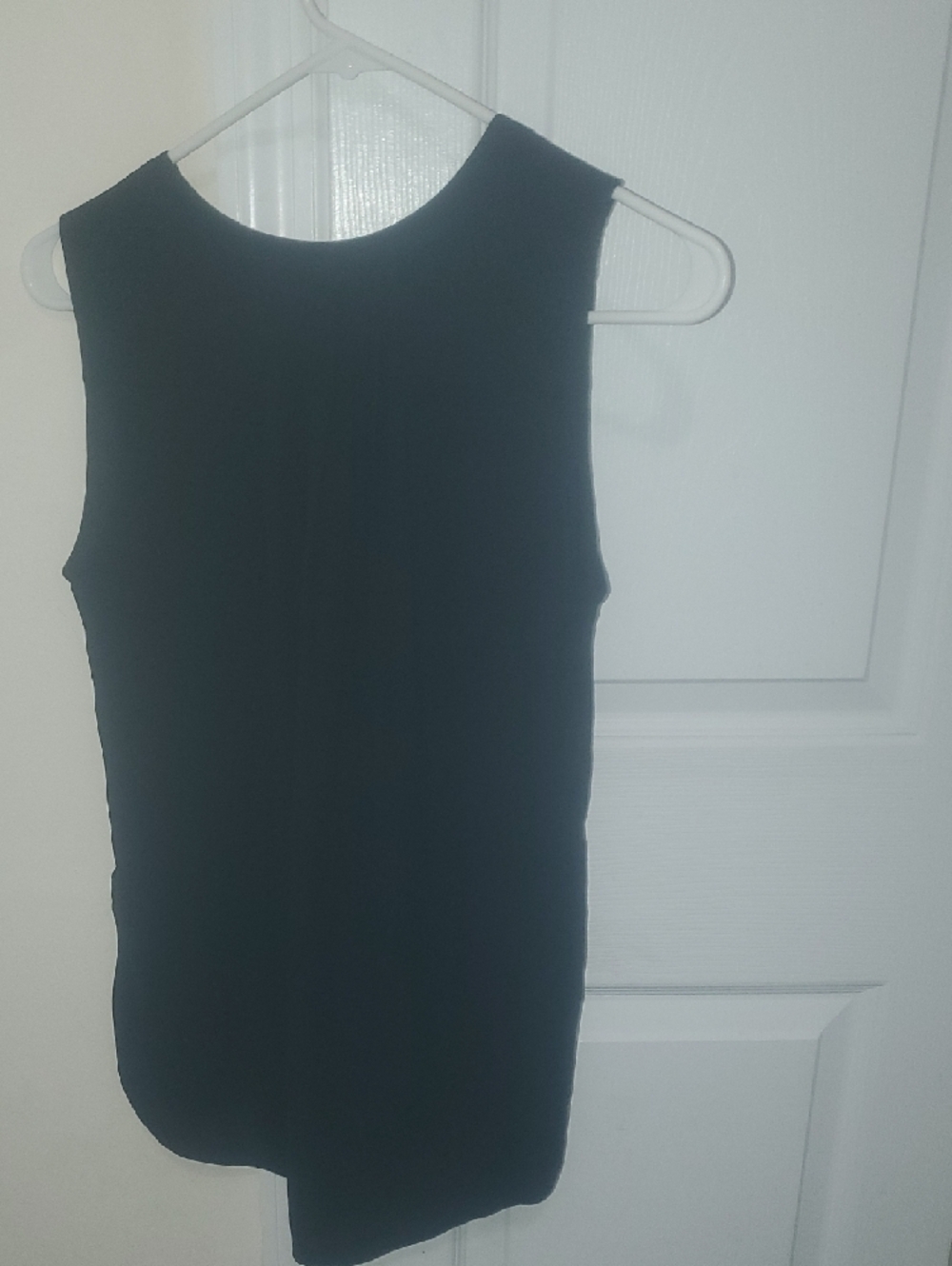 NYDJ Black Sleeveless Keyhole Back Blouse - Picture 5 of 6